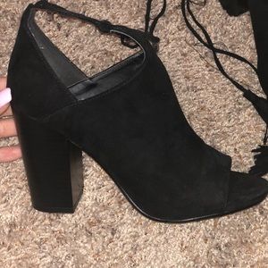 Just fab tie up heels